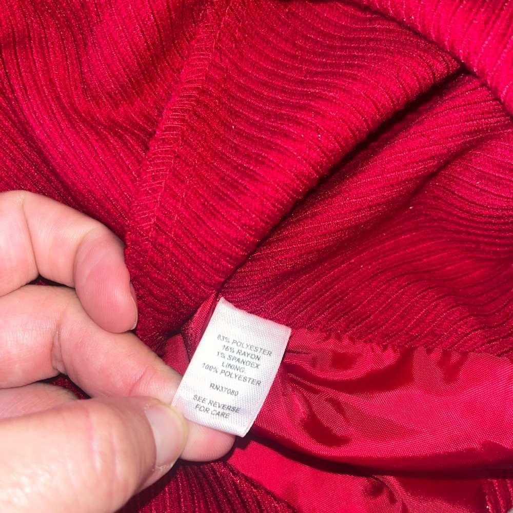 Women's Red Jacket - Picture 3 of 4